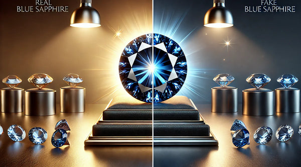 real blue sapphire stone vs fake
