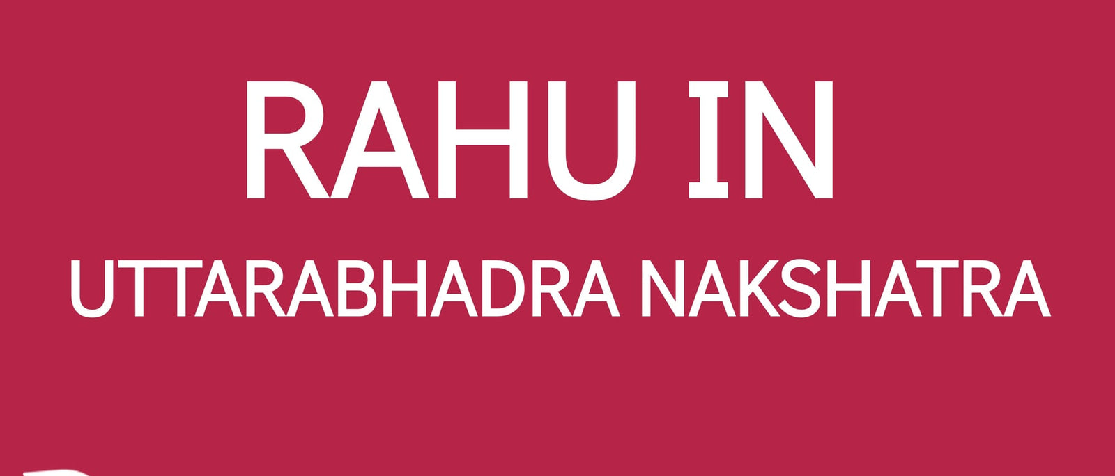 Rahu in Uttara Bhadrapada Nakshatra: Navigating the Depths of Transformation and Spiritual Mastery
