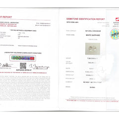 White Sapphire - 7.45 Carat