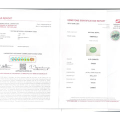 Emerald (Panna Stone) - 6.76 Carat