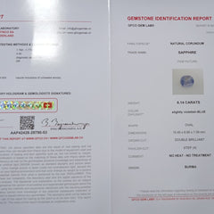 Blue Sapphire - 6.14 Carat