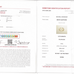 White Sapphire - 2.72 Carat