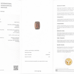 Hessonite (Gomed) - 12.10 Carat (Ceylon)