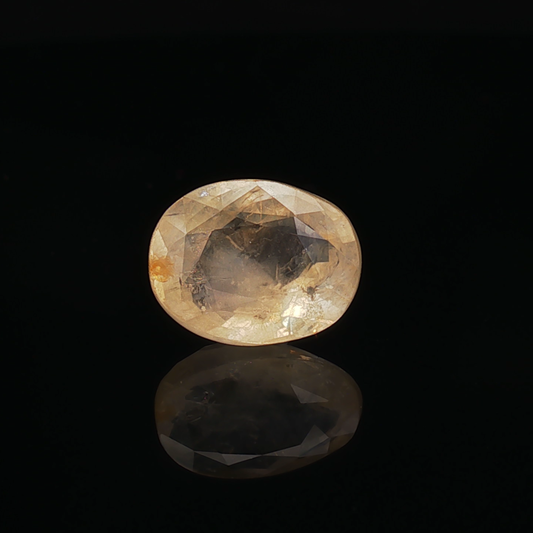 Yellow Sapphire (Pukhraj Stone) - 6.14 Carat