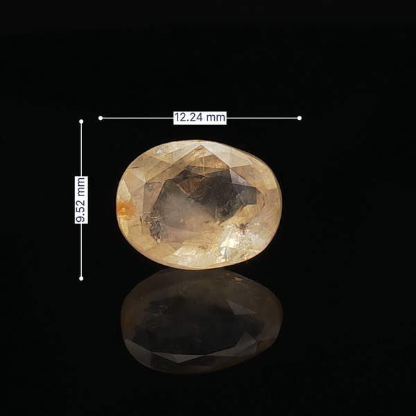 Yellow Sapphire (Pukhraj Stone) - 6.14 Carat