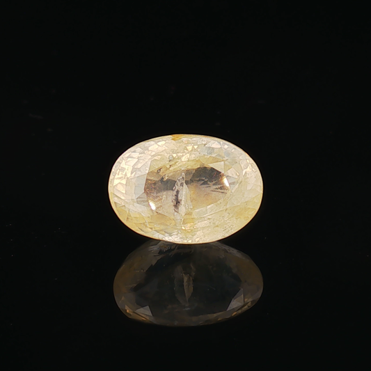 Yellow Sapphire (Pukhraj Stone) - 7.63 Carat