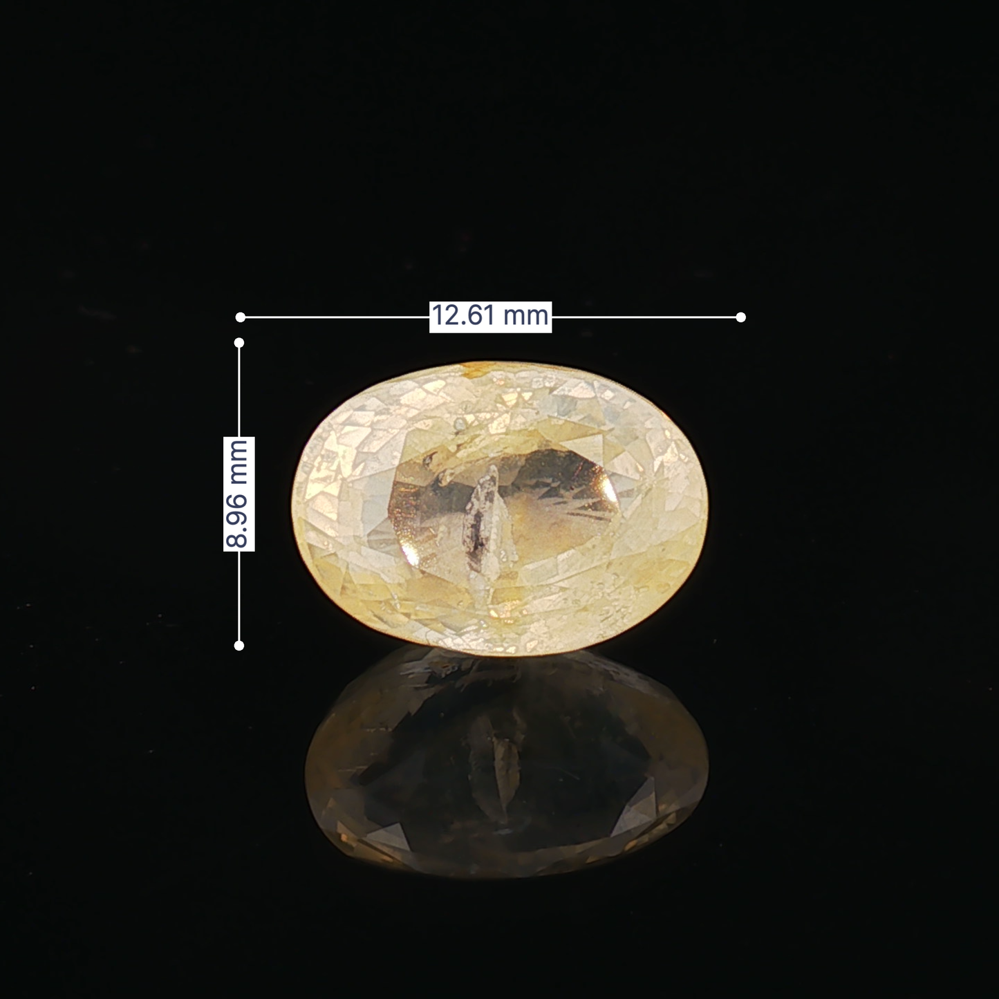 Yellow Sapphire (Pukhraj Stone) - 7.63 Carat