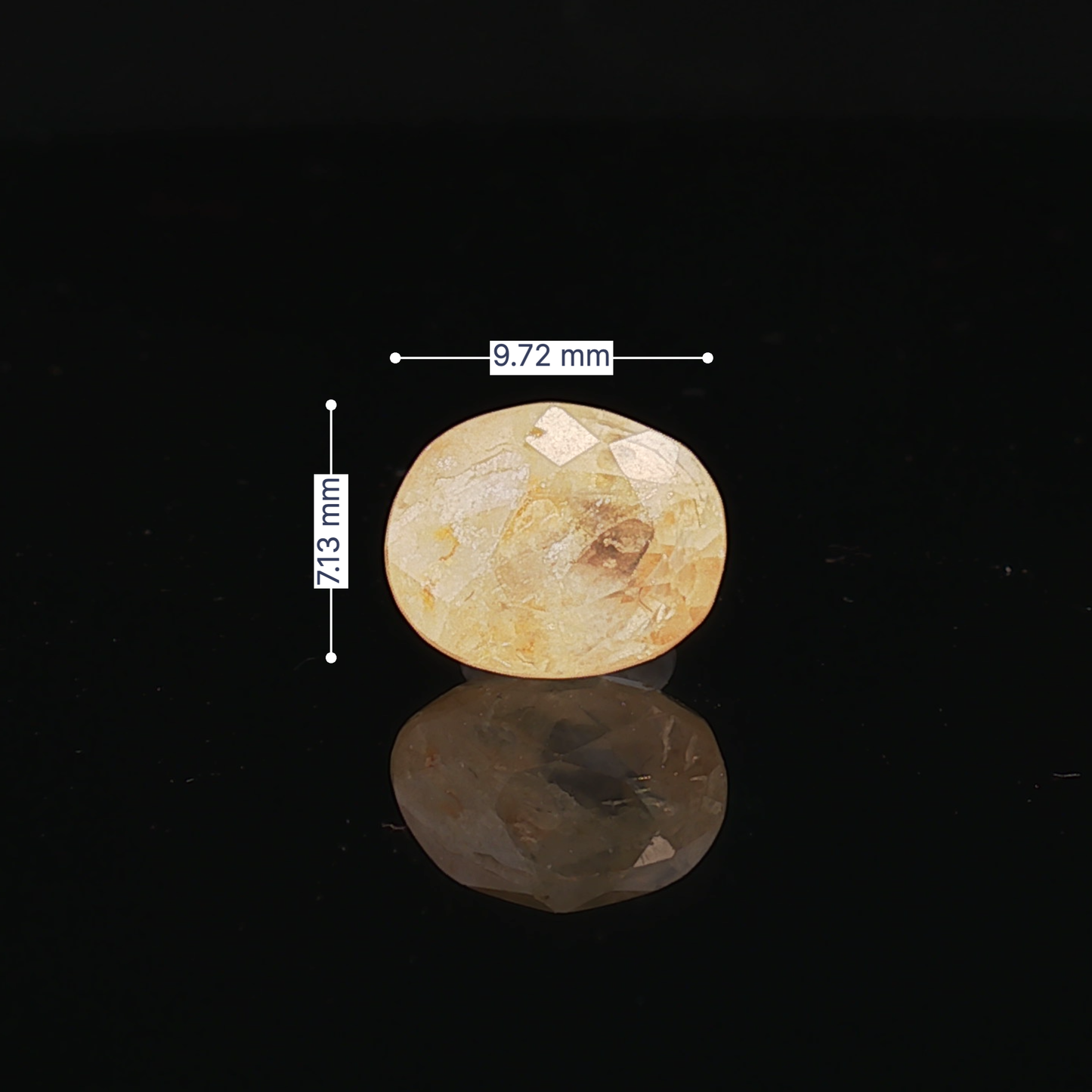 Yellow Sapphire (Pukhraj Stone) - 3.28 Carat