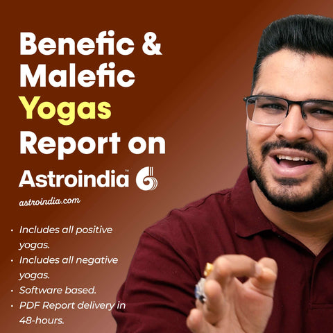 AstroIndia Yogas Analysis Report - Rajyoga, Dhan Yoga & Doshas