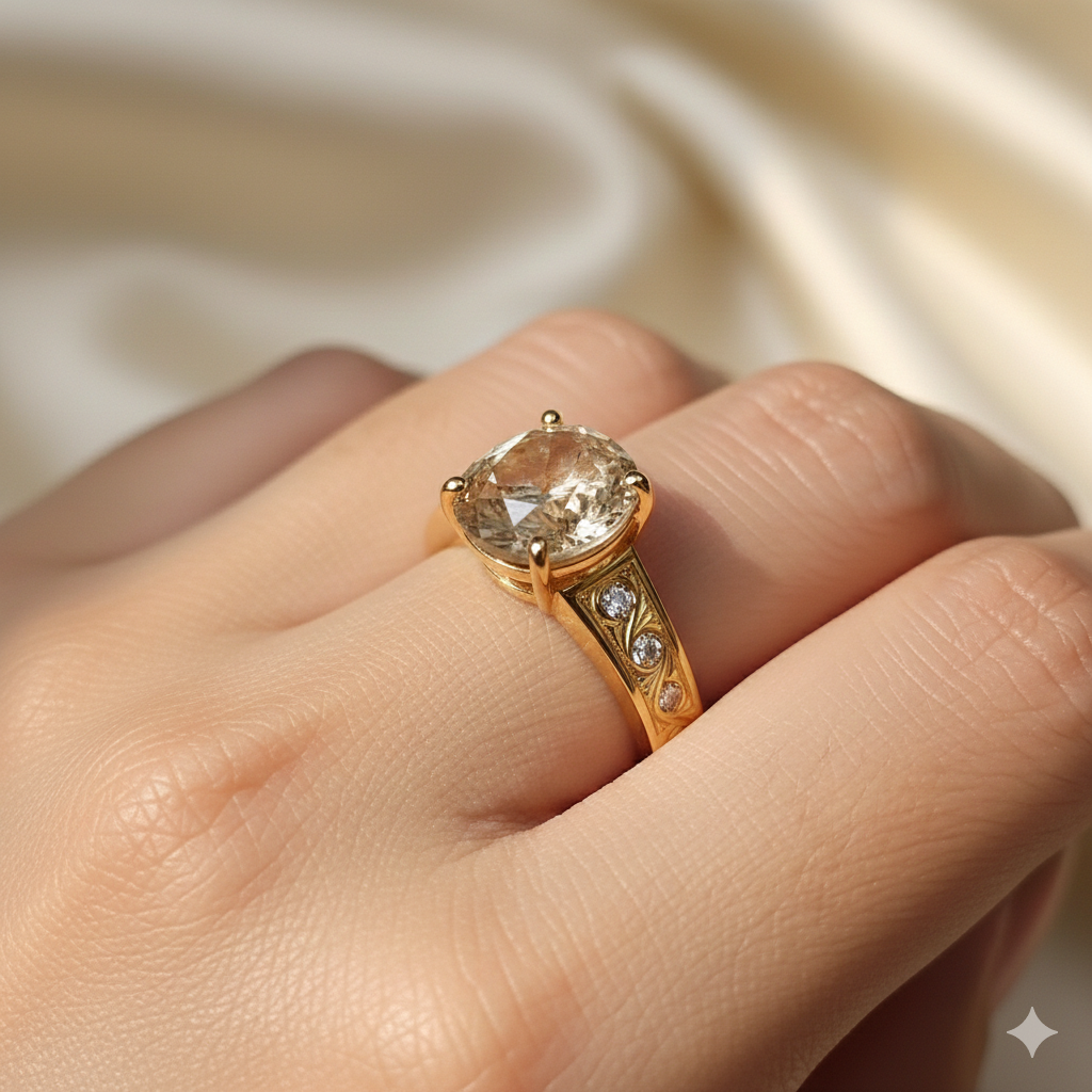 Yellow Sapphire (Pukhraj Stone) - 4.60 Carat