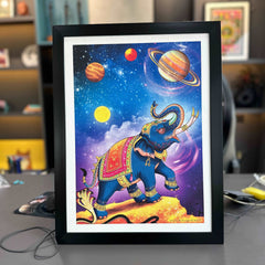 Office Painting For Rahu Activation - by Astrologer Saahil Kohli